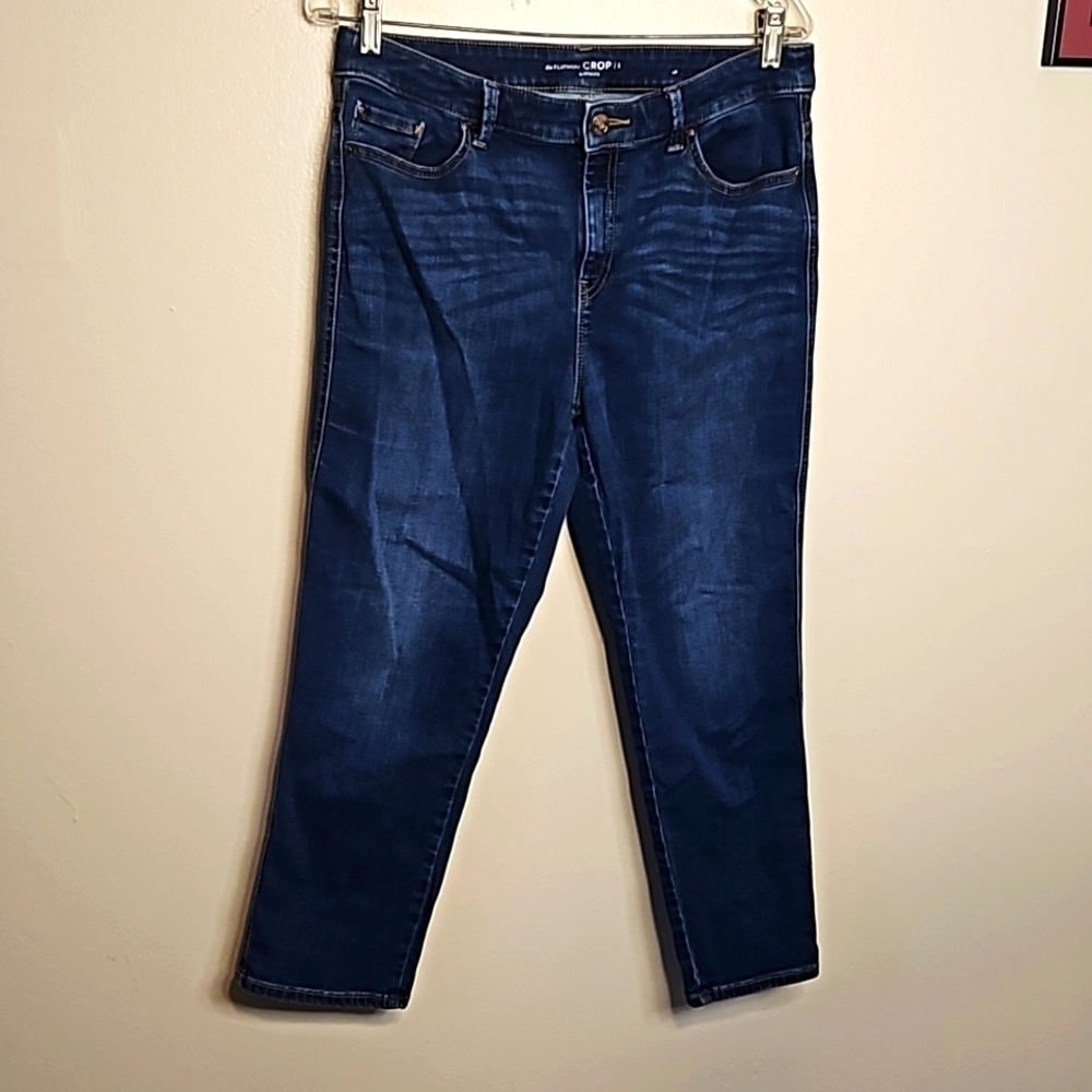 Chico's Platinum Crop Jeans Size 1 Small Medium
